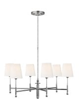 Capri 6 Light Large Chandelier by Visual Comfort Studio - TC1016