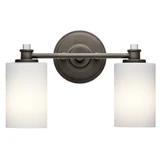 Joelson 2 Light Swing Arm Vanity Light by Kichler - 45922