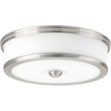 Bezel 1 Light 13 Inch Wide Flush Mount by Progress - P350086