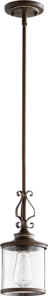 San Miguel 1 Light Mini Pendant by Quorum - 3073