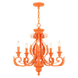 Valencia 5 Light Medium Chandelier by Livex - 49065