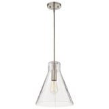 Gianna 1 Light Medium Pendant 14 Inch Tall and 12 Inch Wide by Nuvo - 60/8338