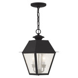 Mansfield 2 Light Small Outdoor Pendant by Livex - 2167