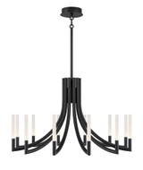 Olette 40W 12 LED Chandelier 22 Inch Tall and 36 Inch Wide by Eurofase - 49011