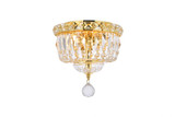Tranquil 2 Light 8 Inch Wide Flush Mount by Elegant - V2528F8