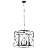 Calah 4 Light Small Chandelier by Dainolite - CLH-204C
