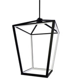 Cage 12 LED Light Small Chandelier by Dainolite - CAG-2664C