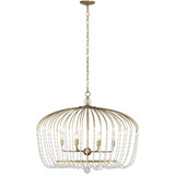 Voliere 6 Light Oversized Oval Pendant by Varaluz - 343N06
