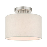 Blossom 1 Light 10 Inch Wide Semi Flush Mount by Livex - 49808