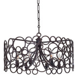 Ashbourne 6 Light Large Pendant 26.25 Inch Wide by Kalco - 2761