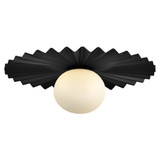 Stevie 5W 1 LED Medium Flush Mount 5.5 Inch Tall X 13.75 Inch Wide by Lark - 84393