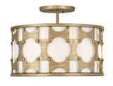 Carter 3 Light 11 Inch Wide Semi Flush Mount by Hinkley - 4733
