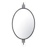 Propaganda Oval Wall Mirror 41 Inch Tall and 22 Inch Wide By Varaluz - 460MI22
