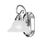 Home Basics 1 Light 7.75 Inch Wide Farmhouse Flush Mount by Livex - 6006