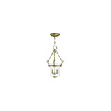 Cortland 2 Light 11 Inch Wide Semi Flush Mount by Livex - 50921