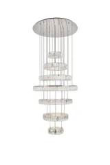 Monroe  LED Light Large 7 Tier Chandelier by Elegant - 3503G34