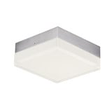 Illuminaire II 12.5W 1 LED 4.75 Inch Wide Square Flush Mount by Maxim - 57686CLFT