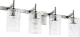 4 Light Cylinder Down Vanity Light 28.5 Inch Wide by Quorum - 520-4