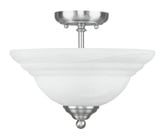 North Port 2 Light 13 Inch Wide Flush Mount by Livex - 4259