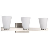 Royale 3 Light Bath Vanity 6.88 Inch Tall and 24 Inch Wide by Nuvo - 60/8723