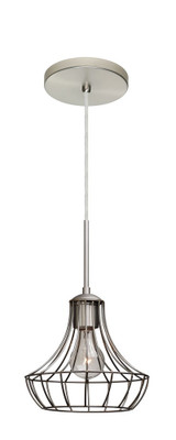 Spezza 7 One Light Cord Pendant with Flat Canopy 8 x 7.25 Inches by Besa  - 1JT-SPEZZA7