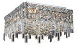 Maxime 4 Light 12 Inch Wide Flush Mount by Elegant V2033F12 - V2033F12