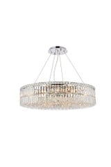Maxime 18 Light Large Chandelier by Elegant V2030D32 - V2030D32