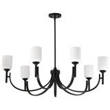 Solara 7 Light Chandelier 12.88 Inch Tall and 40 Inch Wide by Nuvo - 60/8651