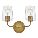 Kline 24W 2 LED Clear Vanity Light by Lark - 853452-CL