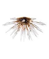 Sparta 6 Light 28 Inch Wide Semi Flush Mount by Hudson Valley - 9028