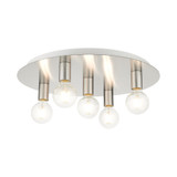 Hillview 5 Light 20 Inch Wide Flush Mount by Livex - 45875