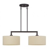 Bellingham 2 Light Large Linear Chandelier 20.75 X 14 Inch Wide by Livex - 52262