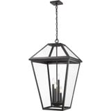 Talbot 4 Light Large Outdoor Pendant by Z-Lite - 579CHXLX