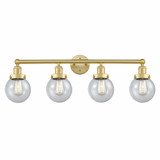 Beacon 4 Light Modern Vanity Light 33.5 Inch Wide by Innovations - 616-4W-G20-6