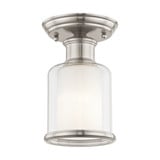 Middlebush 1 Light 5.5 Inch Wide Flush Mount by Livex - 40200