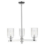 Hadley 3 Light Stem Hung Chandelier 11 Inch X 26.25 Inch by Innovations - 716-3CR-G34