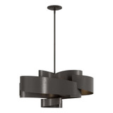 Zen 6 Light Pendant 16.2 Inch Tall and 34.1 Inch Wide by Hubbardton Forge - 132117