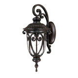 Naples 1 Light Clear Seeded Glass Outdoor Wall Lantern by Acclaim - 2112-2275