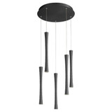 Sabre 27.5W 5 LED Light Medium Pendant by Oxygen - 3-6005