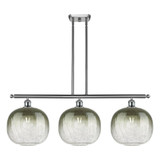 Brookhaven Sphere 3 Light Stem Hung Island 13X 37 Inch Wide by Innovations - 516-3I-G481-10