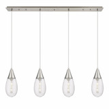 Malone 4 Light Cord Hung Oversized Linear Pendant by Innovations - 124-450-1P-G450-6