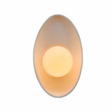 Ambiance 5W 1 LED Light Oval Coupe Wall Sconce by Justice Design - CER-3045