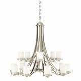 Hendrik 15 Light Oversized 2 Tier Chandelier by Kichler - 1675