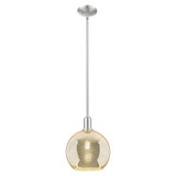 Athens 1 Light Stem Hung Mini Pendant 12.63 Inch X 10 Inch by Innovations - 716-1S-G12-10