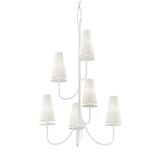 Marcel 6 Light Large Chandelier by Troy - F627