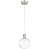 Port Nine 9W 1 LED Pendant 9.5 x 7.5 Inches by Access 63142LEDD-BS - 63142LEDD-BS