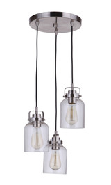 Foxwood 3 Light Medium Pendant by Craftmade - 53692