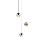 Grapes 3 LED Small Pendant 2.5 Inch Tall and 7 Inch Wide by Sonneman - 2914-SML