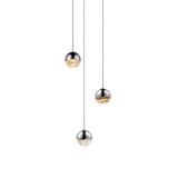 Grapes 3 LED Small Pendant 2.5 Inch Tall and 7 Inch Wide by Sonneman - 2914-SML