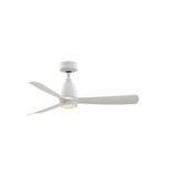 Kute Ceiling Fan with Knurled Light Kit 14.48 X 44 Inch Wide by Fanimation - FPD8547-KLK